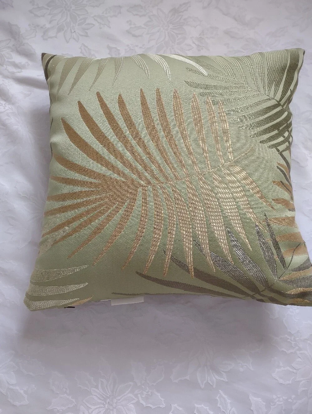 Pier 1 Palm Leaves Decorative Pillow